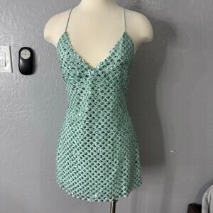 Superdown Kenya Mini Dress, Light Blue, S